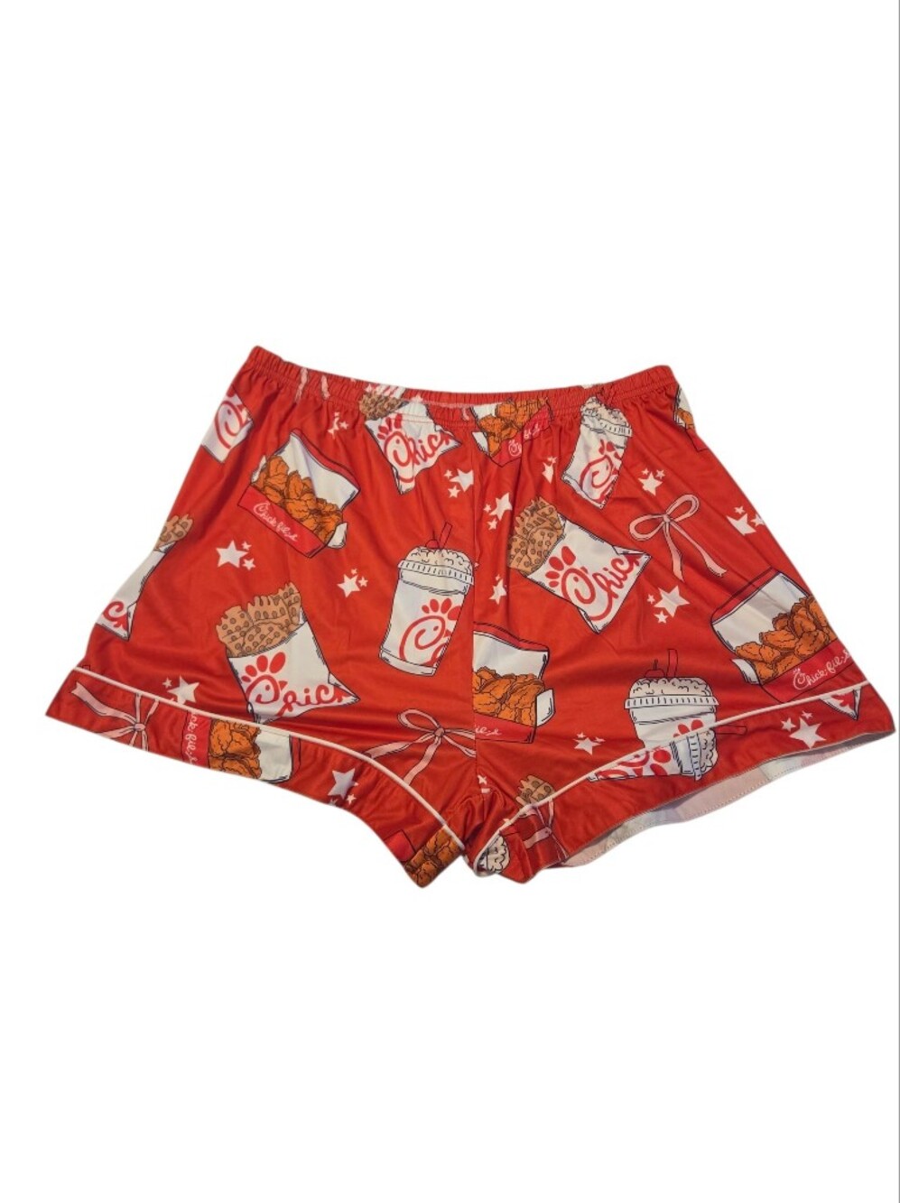 Chick Fil A Themed Sleep Shorts
